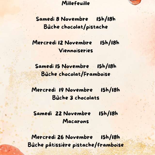 LE COUP DE PÂTE D'ISA - Ateliers de pâtisserie