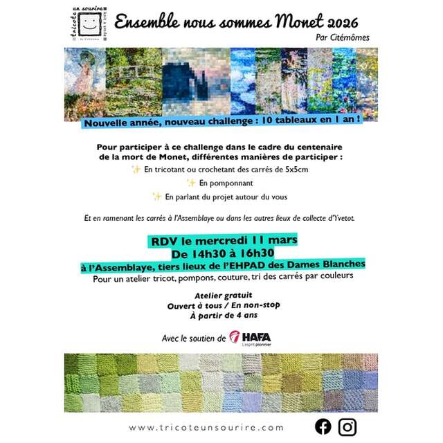 Challenge - Ensemble nous sommes Monet 2026