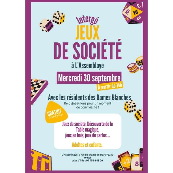 Après-midi jeux de société