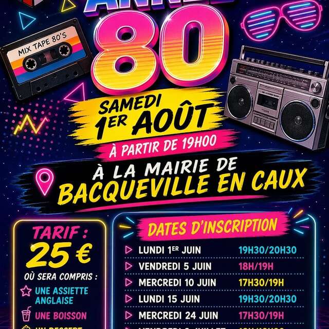 Soirée année 80