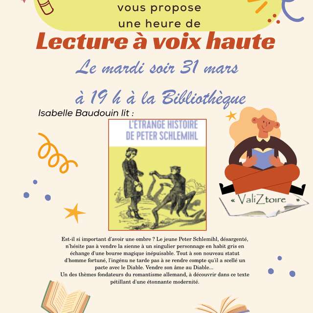 La Valiztoire lit "L'étrange histoire de Peter Schlemihl"
