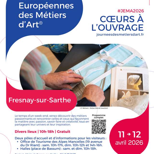 Journées Européennes des Métiers d'Art à Fresnay-sur-Sarthe