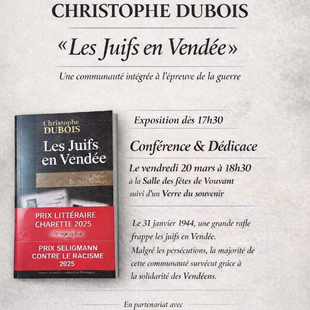 Conférence « Les Juifs en Vendée »