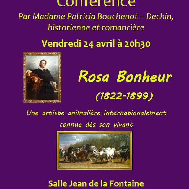 Conférence "Rosa Bonheur"