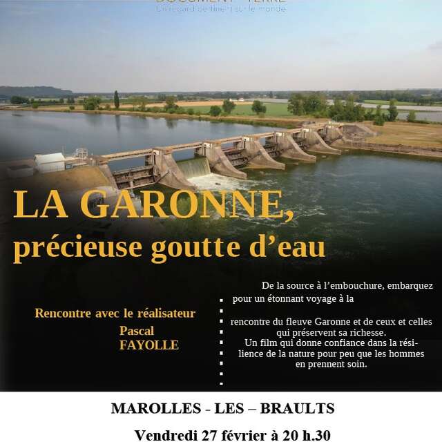 Conférence "La Garonne, précieuse goutte d'eau"
