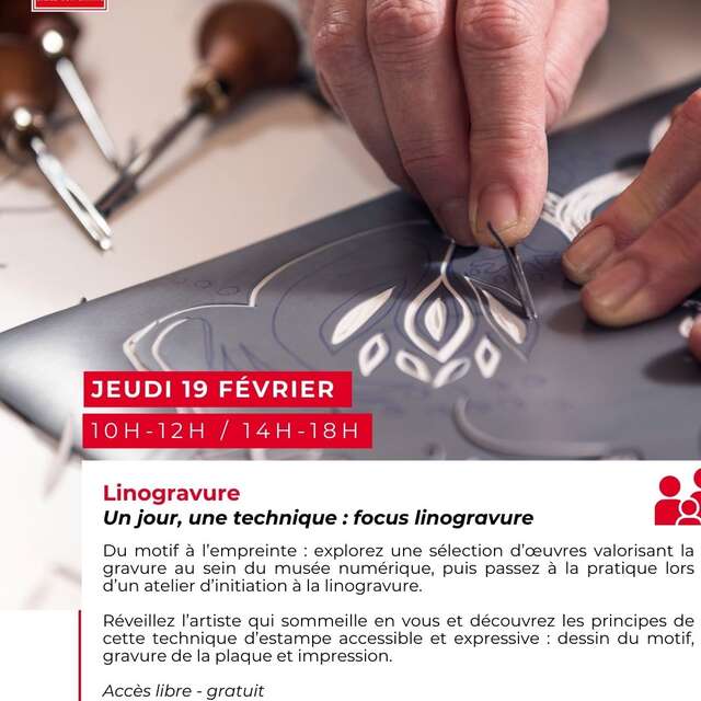 Un Jour, Une Technique : La Linogravure