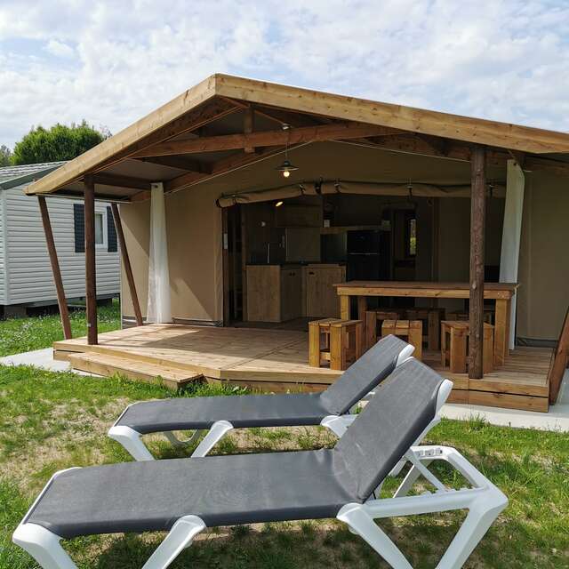 Cotton Lodge au camping Au Bord du Loir