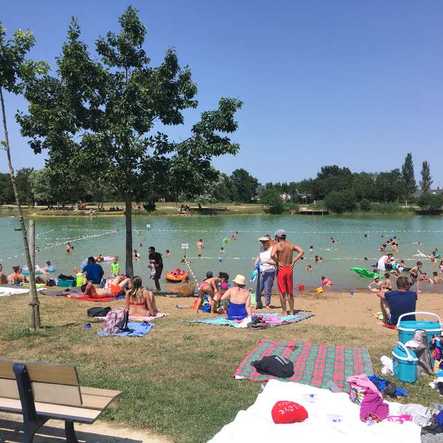 Louroux Plage - Étang du Petit Anjou