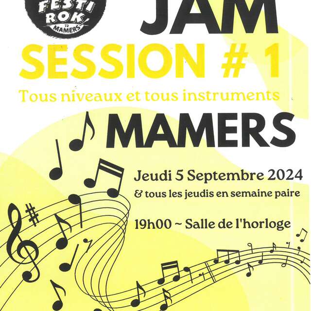 JAM SESSION : IMPROVISATION D'INSTRUMENTS / SESSION #1