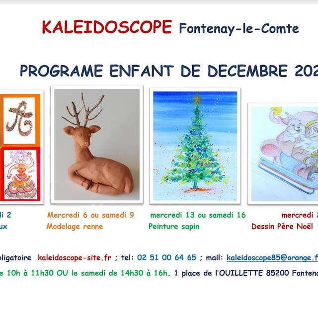 ATELIERS POUR ENFANTS - KALÉIDOSCOPE