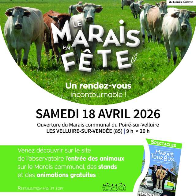 Le marais en fête : Ouverture du communal du Poiré-sur-Velluire