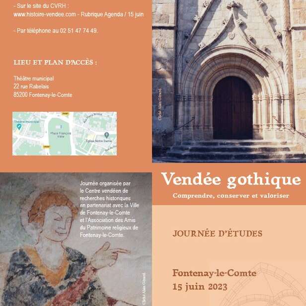 JOURNÉE D'ÉTUDE SUR LES ÉGLISES GOTHIQUES DU BAS-POITOU