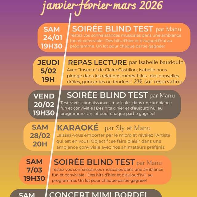 Karaoké à l'Auberge des Artistes