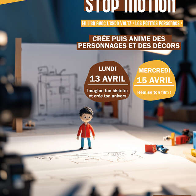 Ateliers stop motion - dans le cadre de l'exposition Voltz