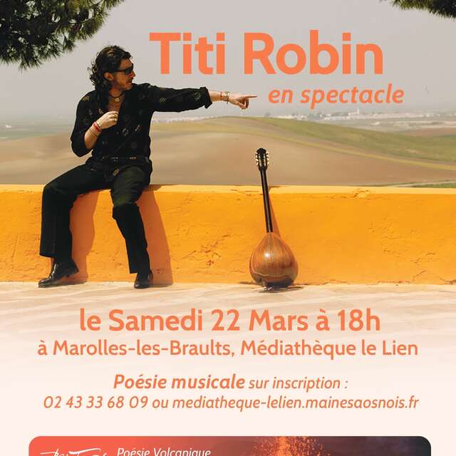 Spectacle Lecture musicale "A l'instant partagé" par Thierry 'Titi' Robin