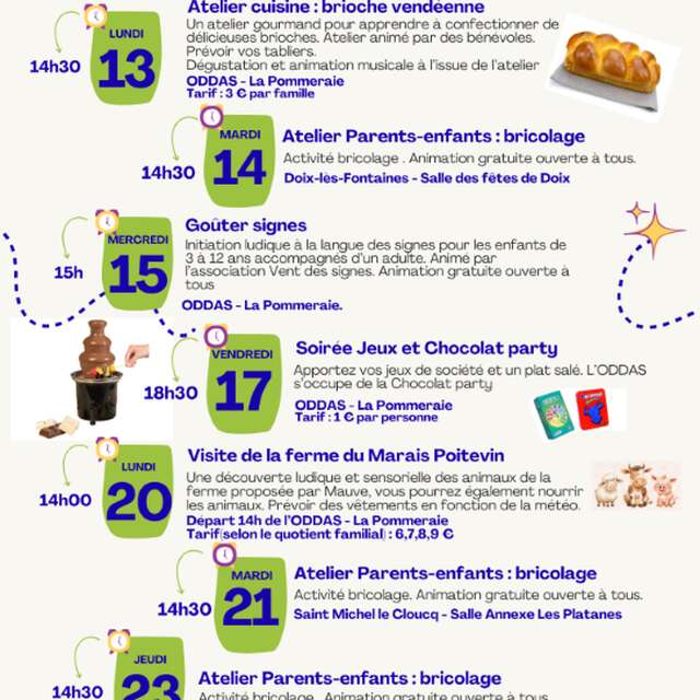 Atelier cuisine : brioche vendéenne