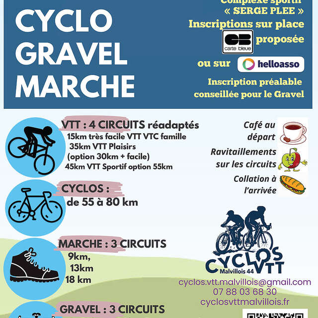 La Malvilloise - Cyclo VTT Marche Gravel