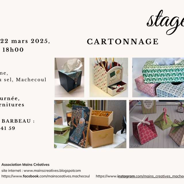 STAGE CARTONNAGE