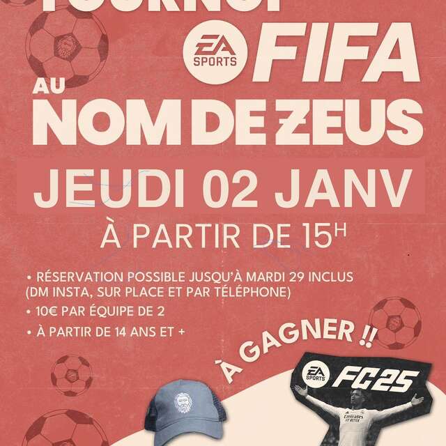 Tournoi FIFA au Nom de Zeus !