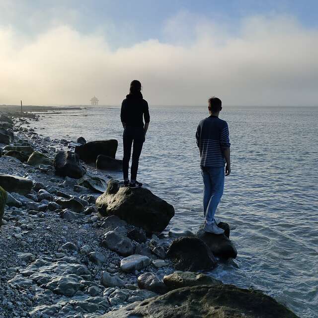 Quand viendra la vague, à la presqu'île Renote