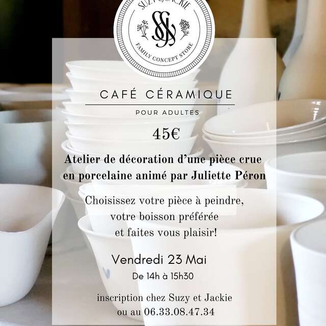CAFÉ CÉRAMIQUE chez Suzy & Jackie