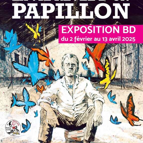 Expo BD à l'Office de Tourisme  : La vie rêvée d'un papillon