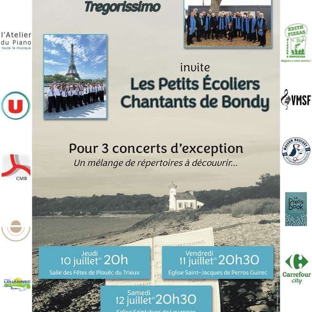 Concert de la chorale Trégorissimo avec le choeur des enfants de Bondy