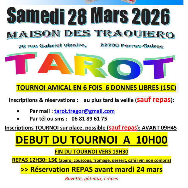 Tournoi de tarot amical