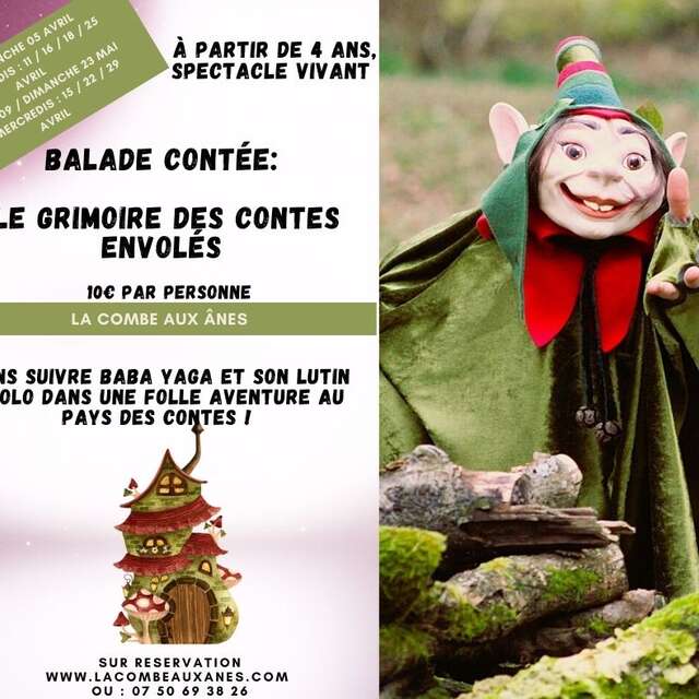 Le grimoire des contes envolés - spectacle vivant - A partir de 4 ans