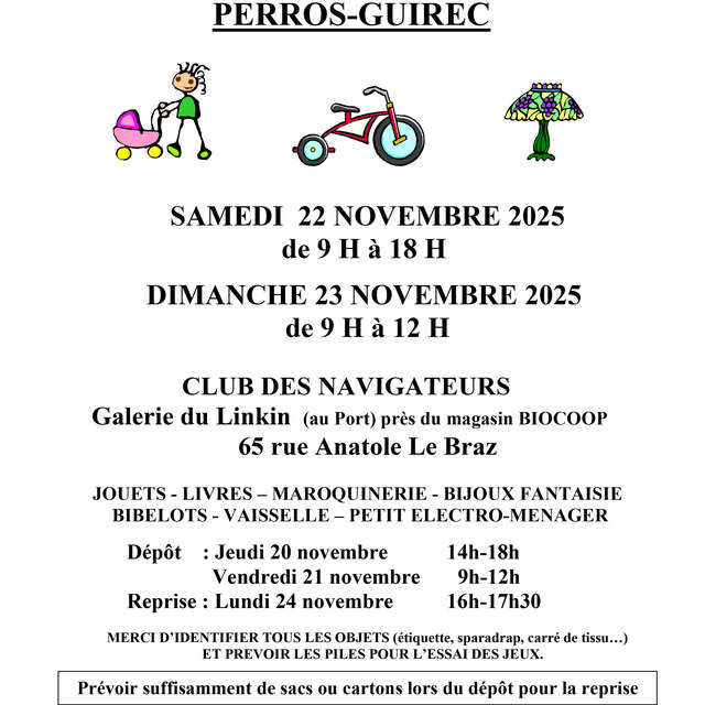 Bourse aux jouets Bric à Brac