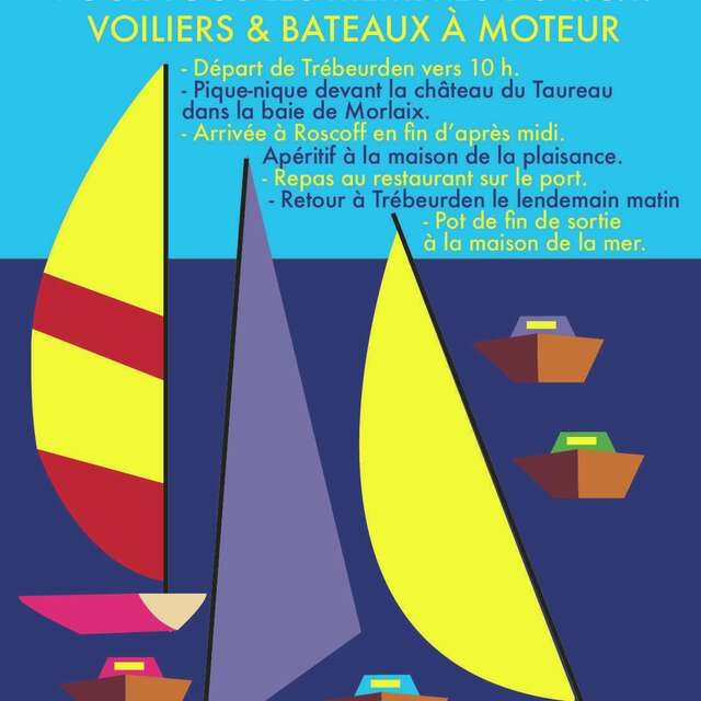 Sortie en bateaux vers Roscoff