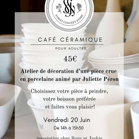 CAFÉ CÉRAMIQUE chez Suzy & Jackie