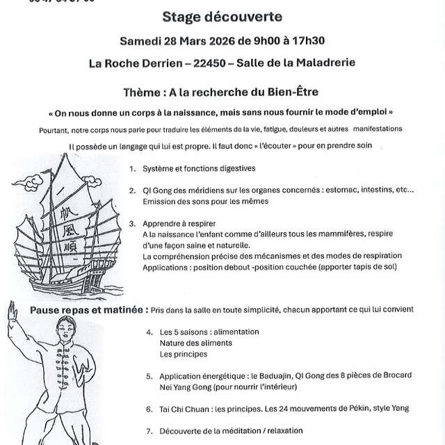 A la recherche du bien-être - stage découverte