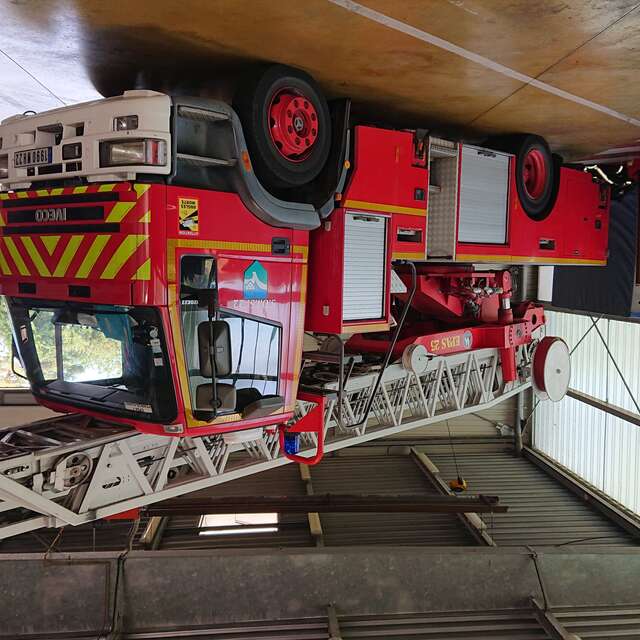 Visite de la caserne des Pompiers de Perros-Guirec