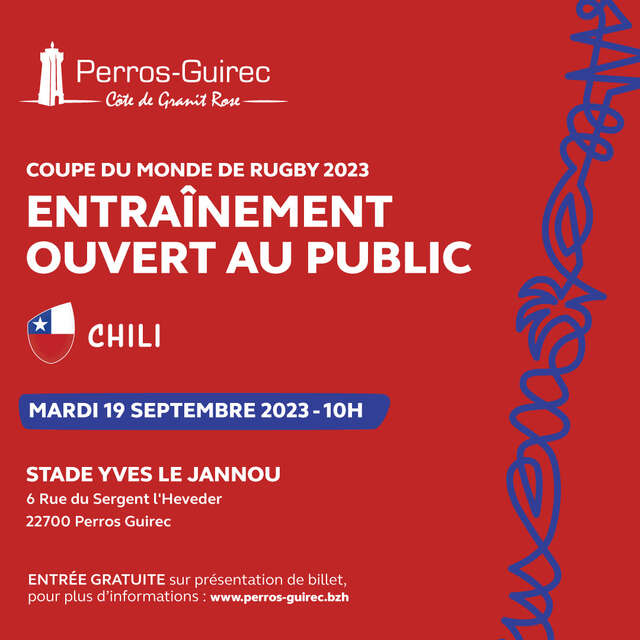 Coupe du monde de rugby 2023 : entraînement ouvert au public