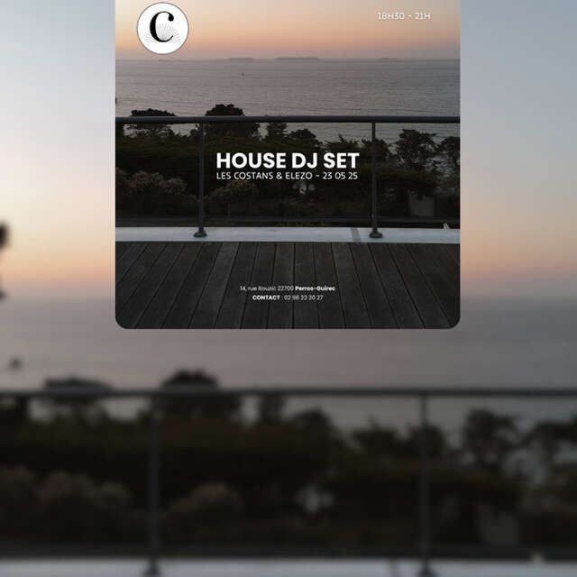 DJ Set House au Bar Les Costans