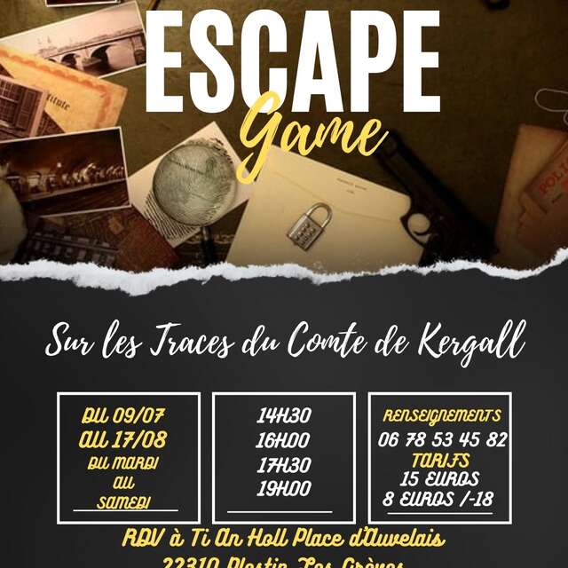 Escape Game - Sur les traces du Comte de Kergall