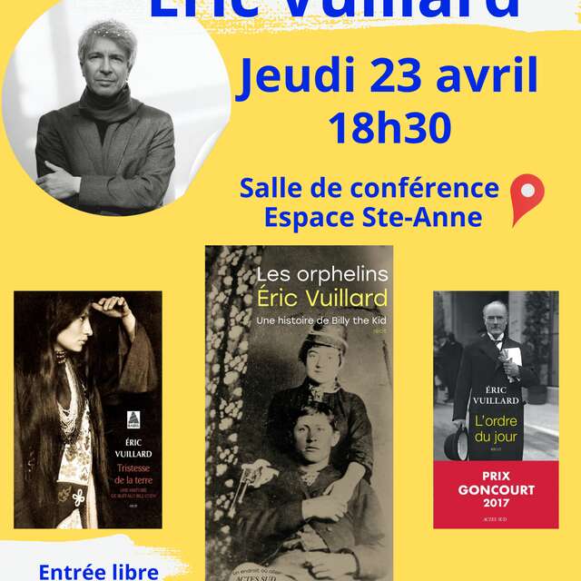 Rencontre avec Eric Vuillard
