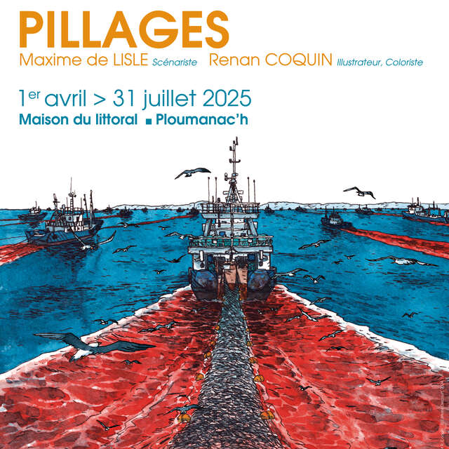 Exposition BD "Pillages" de Maxime de Lisle et Renan Coquin