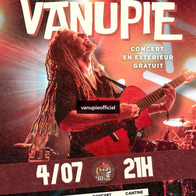 Concert de Vanupié au Café Breton