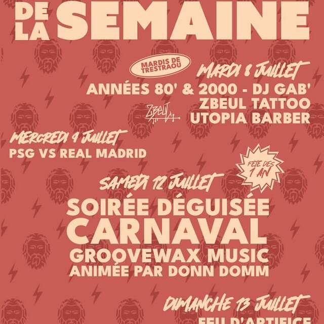 Fête des 1 an à Nom de Zeus