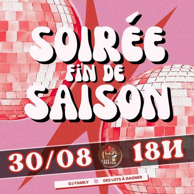 Soirée de fin de saison au Café Breton