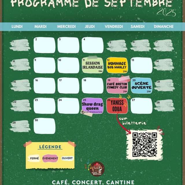 Session Irlandaise au Café Breton