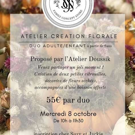ATELIER CRÉATION FLORALE chez Suzy & Jackie