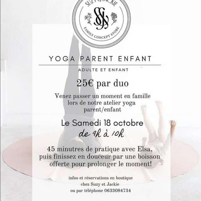 Yoga PARENT - ENFANT chez Suzy & Jackie