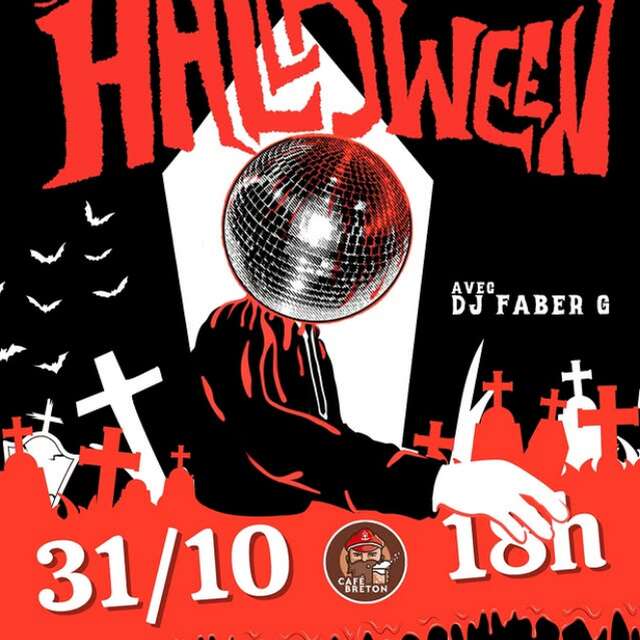 Soirée Halloween au Café Breton avec Dj Set