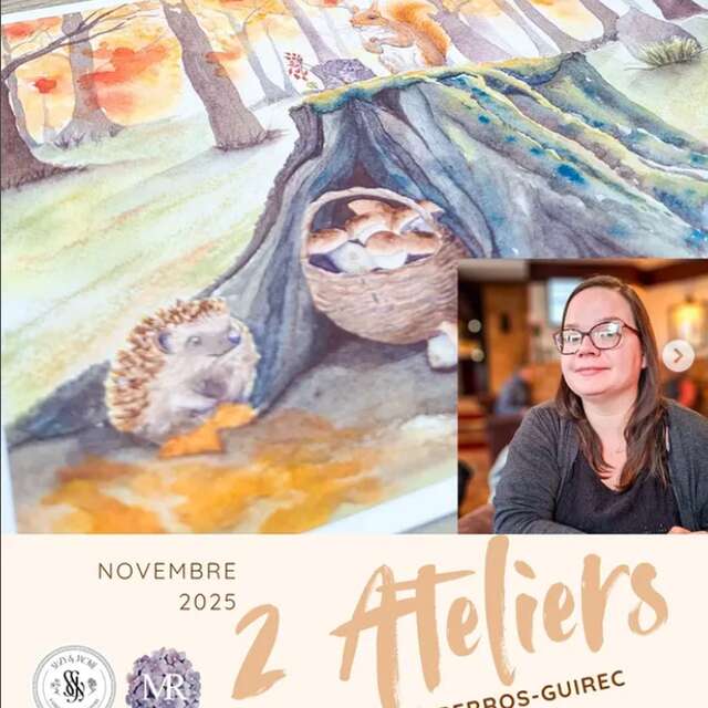 ATELIER AQUARELLE chez Suzy & Jackie