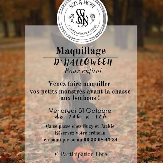 MAQUILLAGE D'HALLOWEEN chez Suzy & Jackie