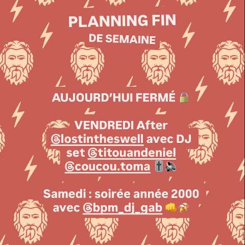 Soirée 2000' à Nom de Zeus