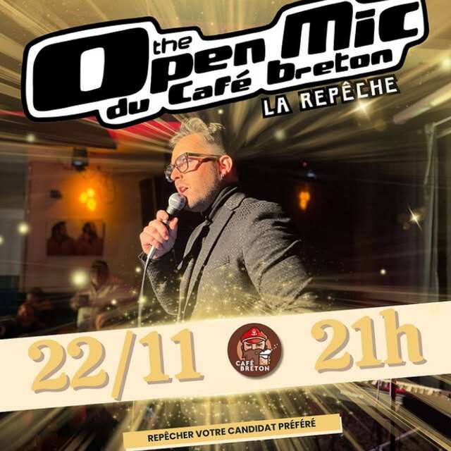 Soirée Open Mic au Café Breton
